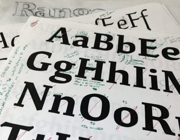 font design Ragan-Study-proof-glyph-art2