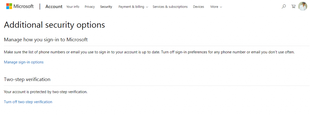 How To Turn On 2-Step Verification For Microsoft Account Step 5 Login 1024x380 - How To Turn On 2-Step Verification For Microsoft Account