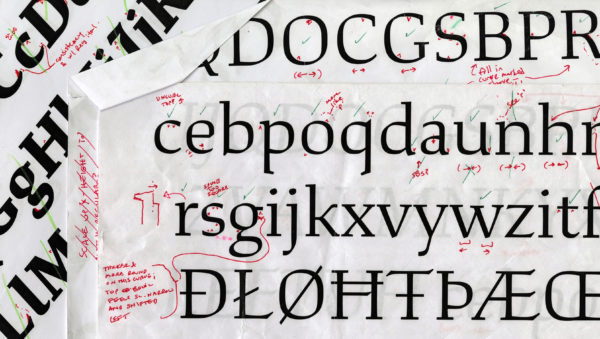 font design Ragan-Study-proof-glyph-art1