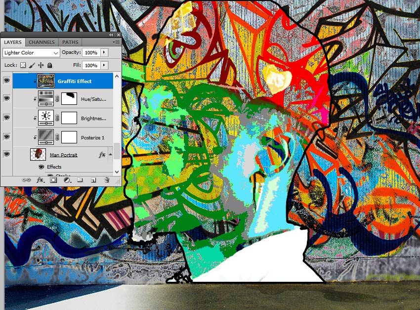 Blend Mode Lighter Color in Photoshop