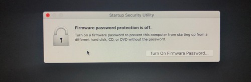 Firmware Password Mac Turn On Firmware Password Mac Turn On