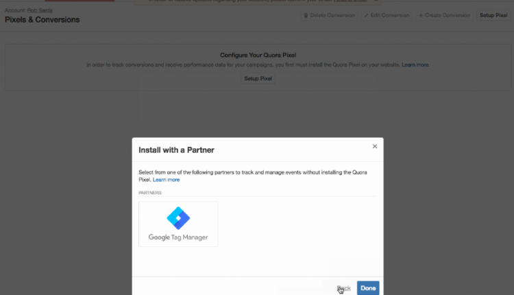 Quora, Pinterest ads pixel integrations now available in Google Tag Manager
