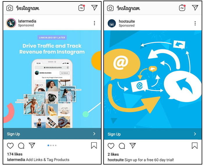 End Instagram posts with a call to action
