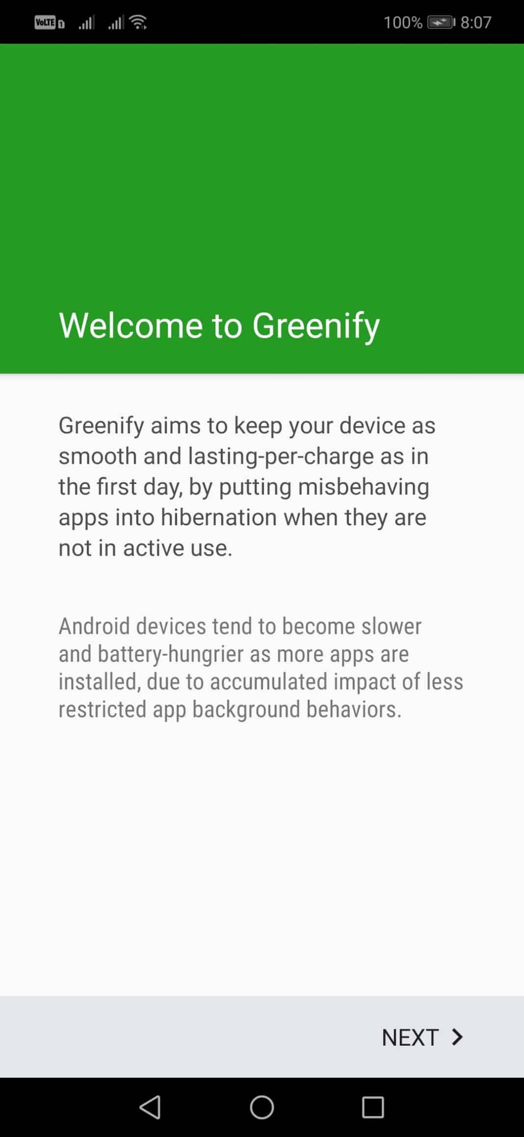 Set Up Greenify Without Root On Android