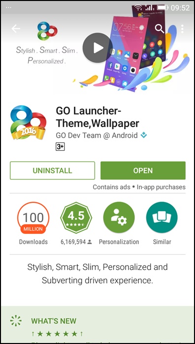 Using GO Launcher Ex Using GO Launcher Ex