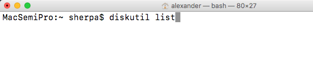 Disk Mounting Problem Macos Diskutil List
