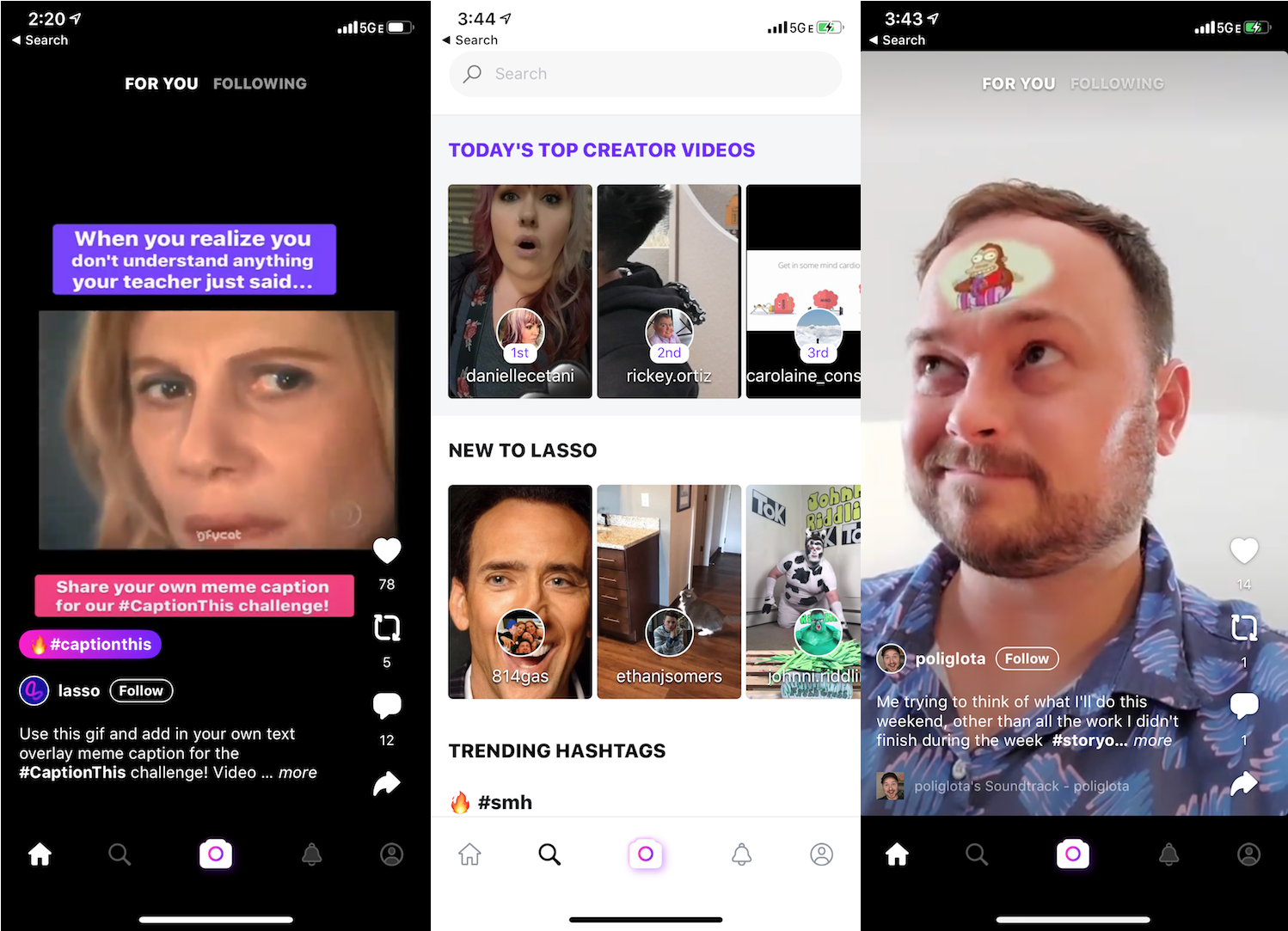 Facebook Lasso Screenshots
