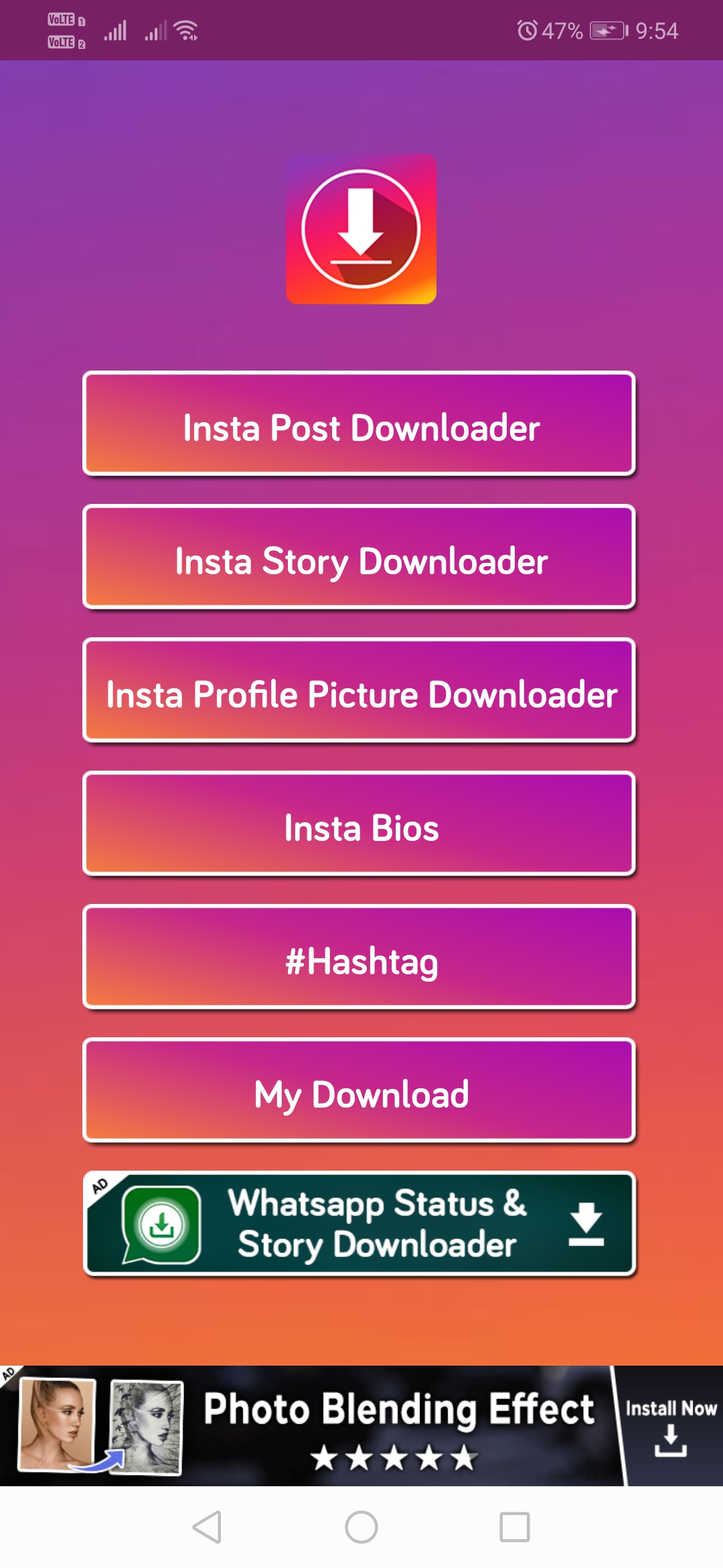 app to download instagram videos on android