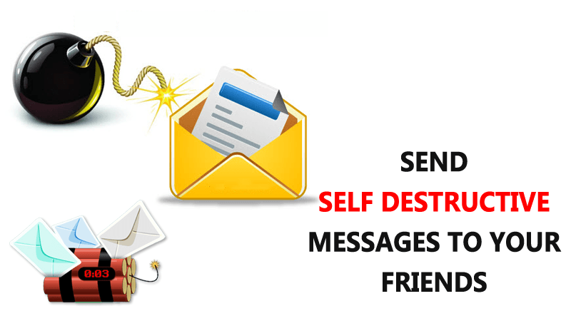 Self message. Send message. Send message to friends.