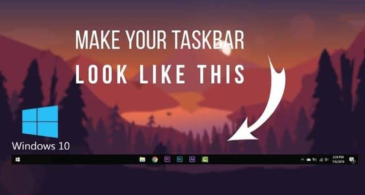 How to Center the Taskbar Icons in Windows 10