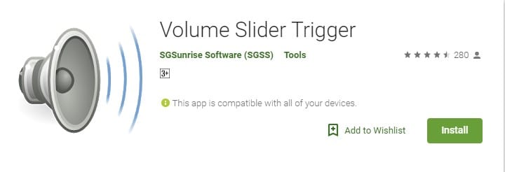 Volume Slider