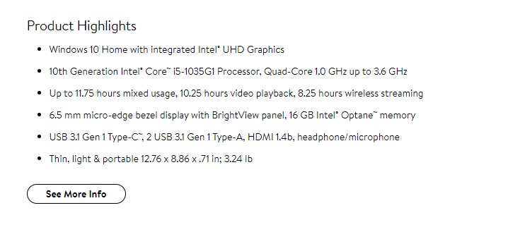 Product Highlights