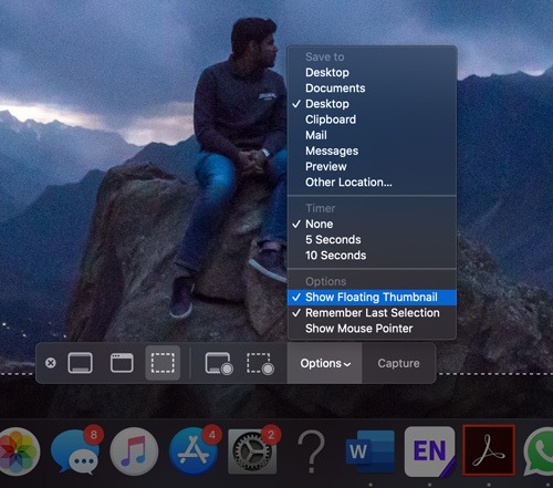 Remove Floating Thumbnail Mac