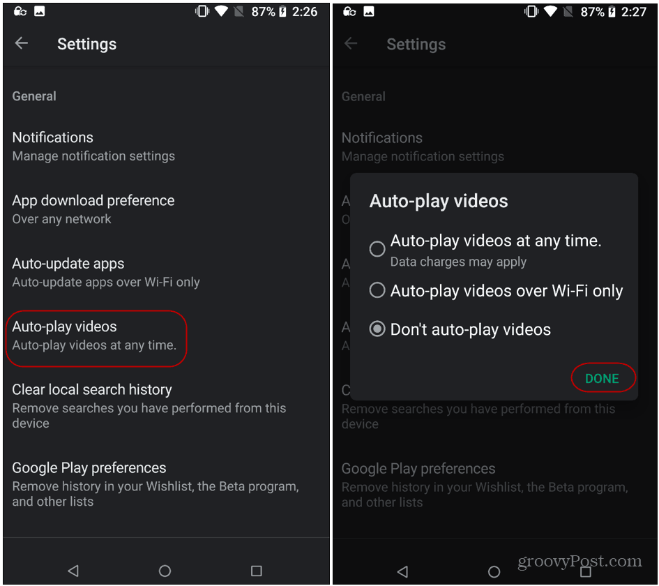 how do you stop google play store from downloading apps to your phone