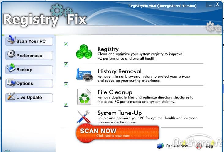 Registry Fix