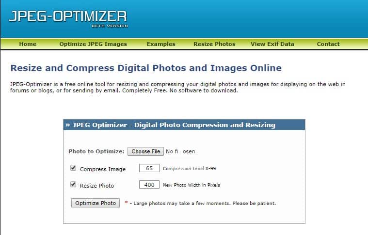 JPEG Optimizer