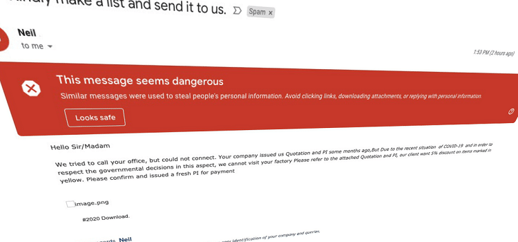 Gmail is blocking 18 million malicious coronavirus emails a day