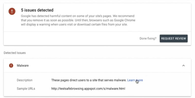 Using Google Search Console to Find & Fix Security Issues