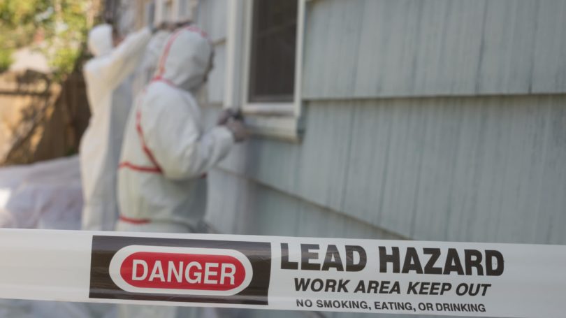 Lead Hazmat Removal Workers Danger