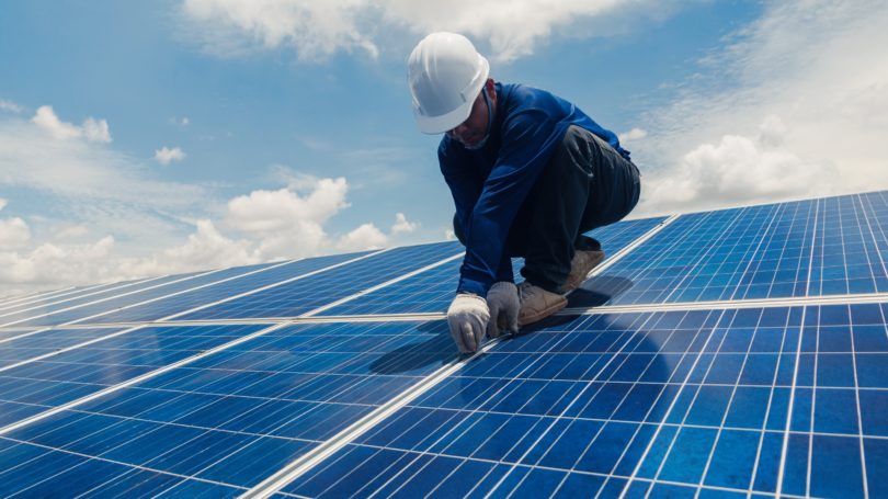 Solar Photovoltaic Installer Roof Clouds