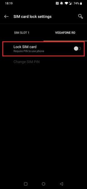 default sim pin verizon